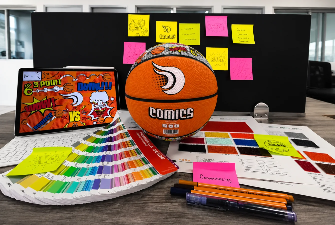 Equipo creativo desarrollando una colección Duxx Sports
