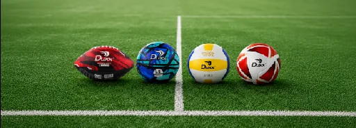 Balones Duxx Sports sobre una cancha